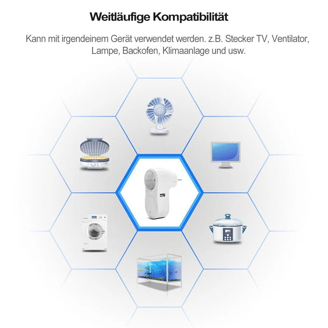 Умная розетка с Wi Fi штепсельная европейского стандарта приложением USB/голосовым