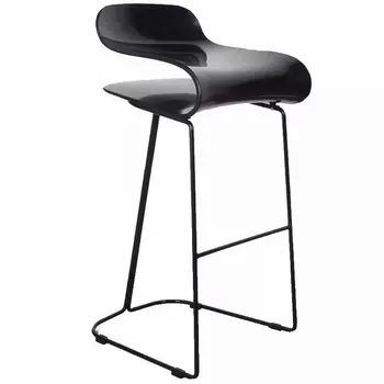 

H1 Bar Chair Nordic Modern Minimalist High Stools Wrought Iron Home Bar Chair Bar Creative Front Desk High Chair Bar Stools