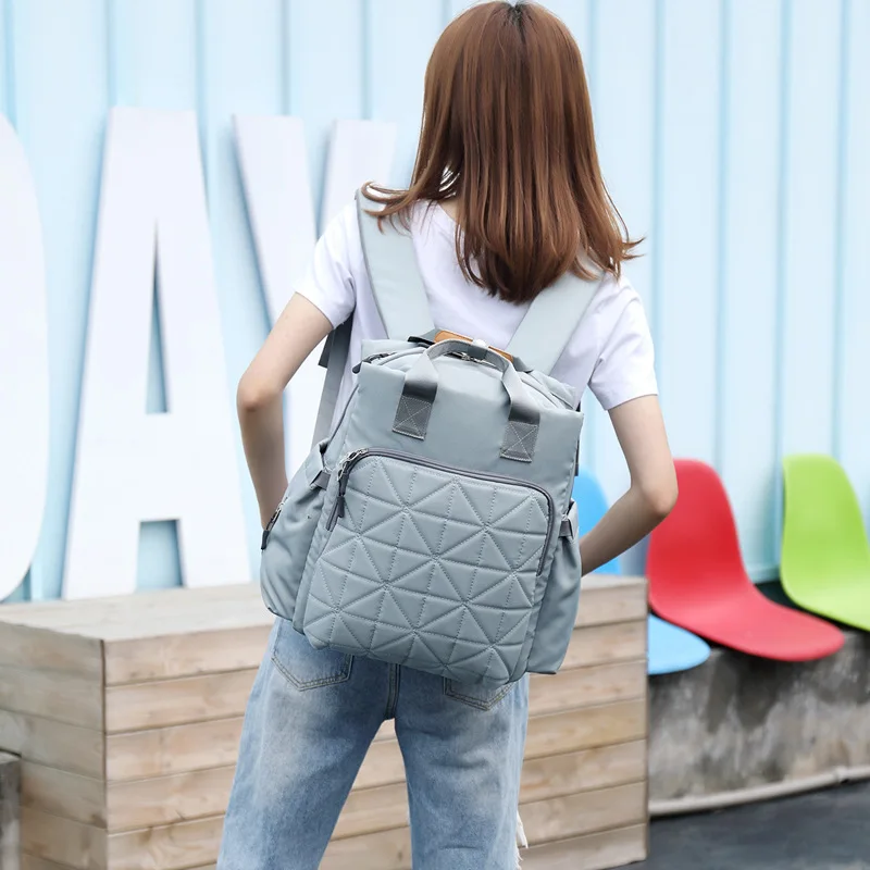 

Mummy bag women 2019 new fashion out shoulders multifunctional large capacity pregnant women and babies mother bag mother bag