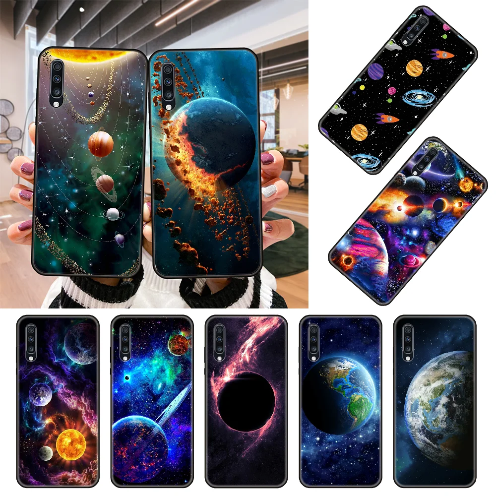 Чехол для Samsung Galaxy A 50 51 71 70 80 7 5 10 40 20 30 41 21 S E черный роскошный чехол Hoesjes 3D волшебный