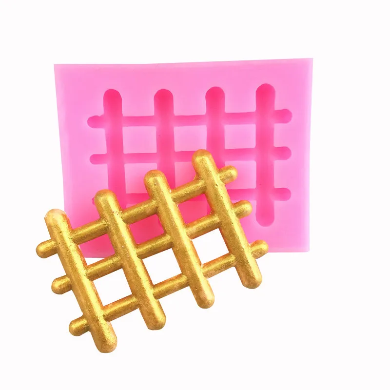 Fence Cake Cooking Tools Fondant Gum Mold Decorating Clay Resin Sugar Candy DIY Sculpey | Дом и сад