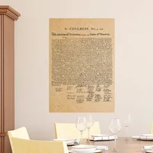 ETH0231 Америка отдельная декларирование стиль плакат из крафт-бумаги спальни гостиной стены клейкой бумаги внешней торговли