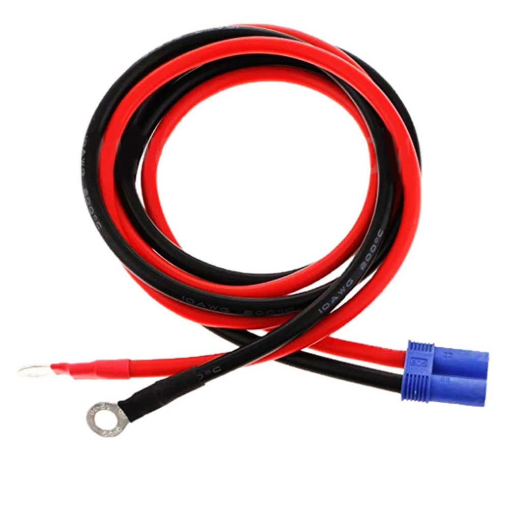 10 플러그 50CM 12-36V EC5 암 커넥터-링 터미널 연장 코드 케이블