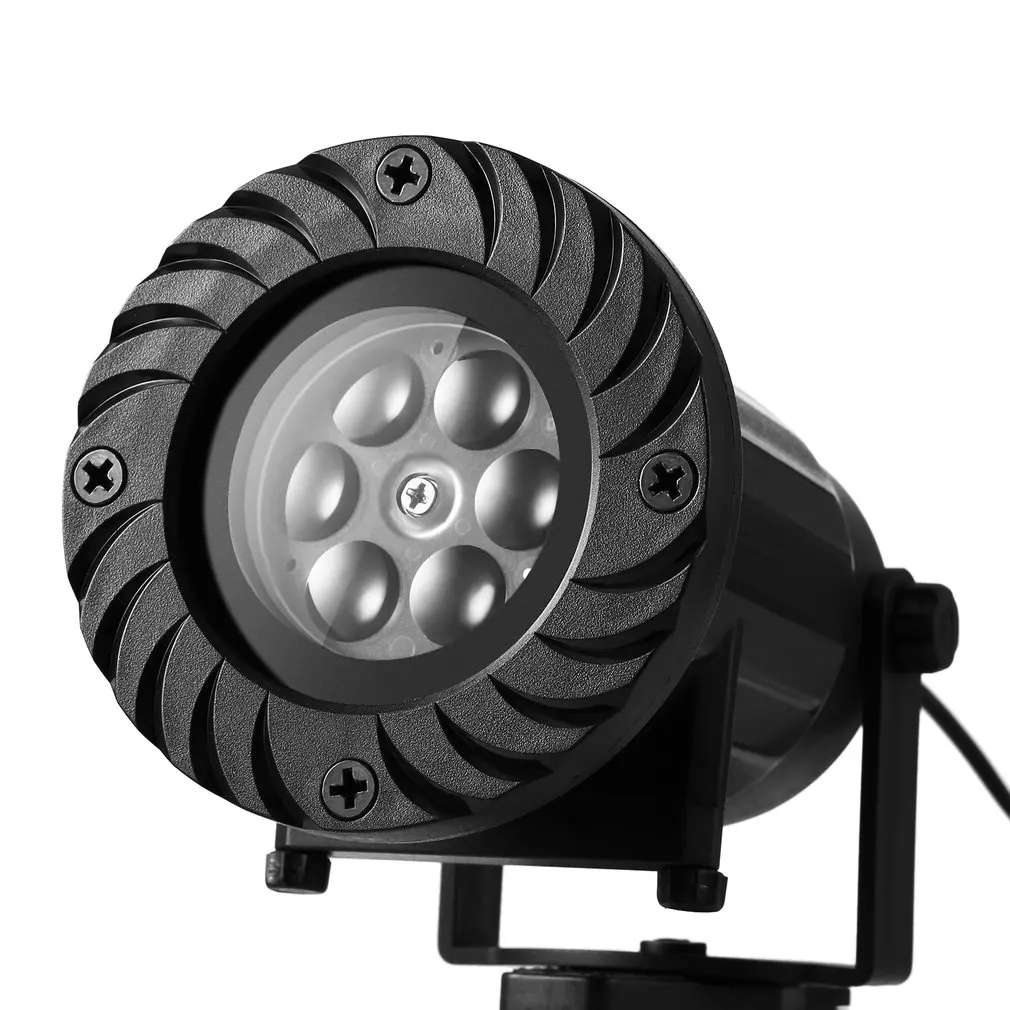 ICOCO светодиодный светильник для ландшафтного проектора s RF RC Точечный светильник вращающийся проекционный светильник с 15 узорами для рождественской вечеринки