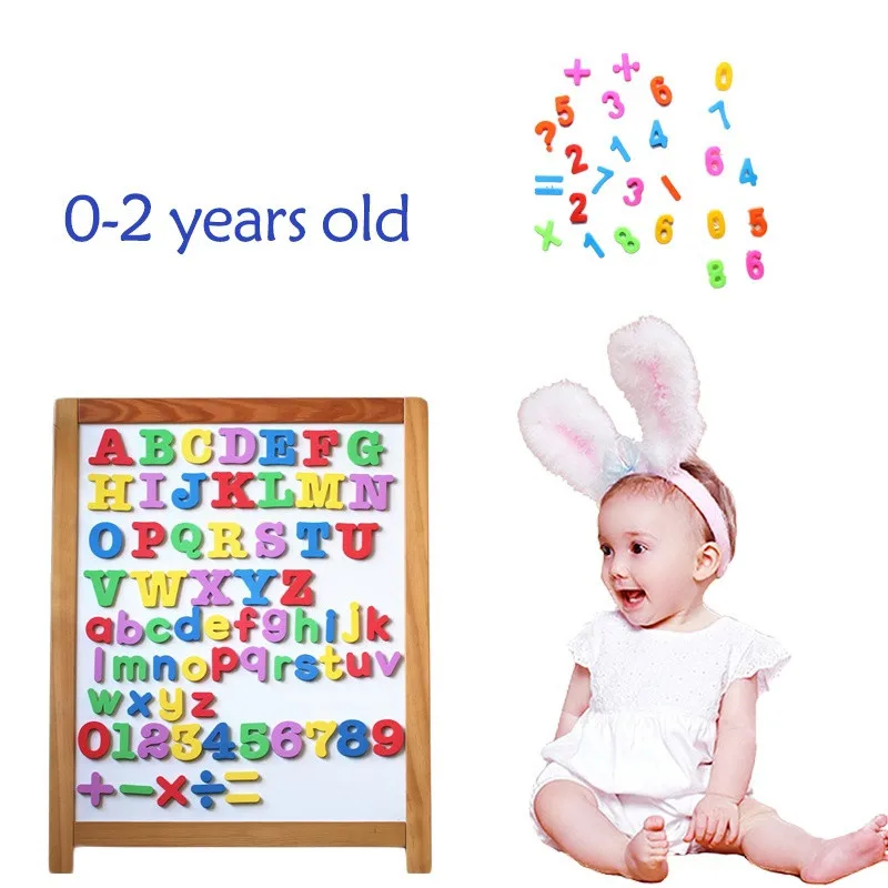 Подарочный набор магнитов, обучающий алфавит, набор из 26 красочных магнитных букв на холодильник и цифр, Обучающие милые детские игрушки L* 5