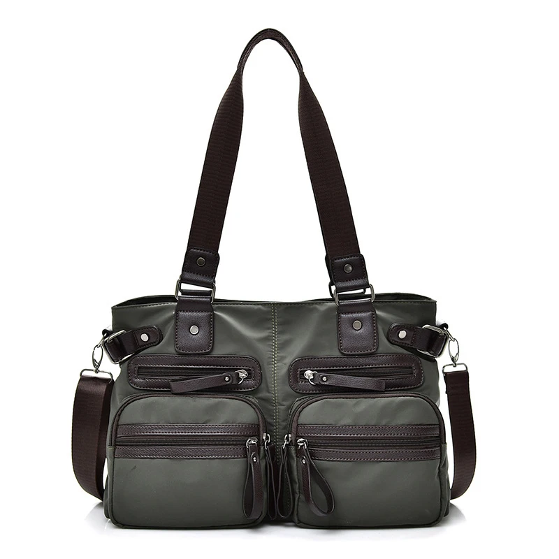 

Men's Nylon Shoulder Bag Business Briefcase Computer Bag Waterproof Handbag