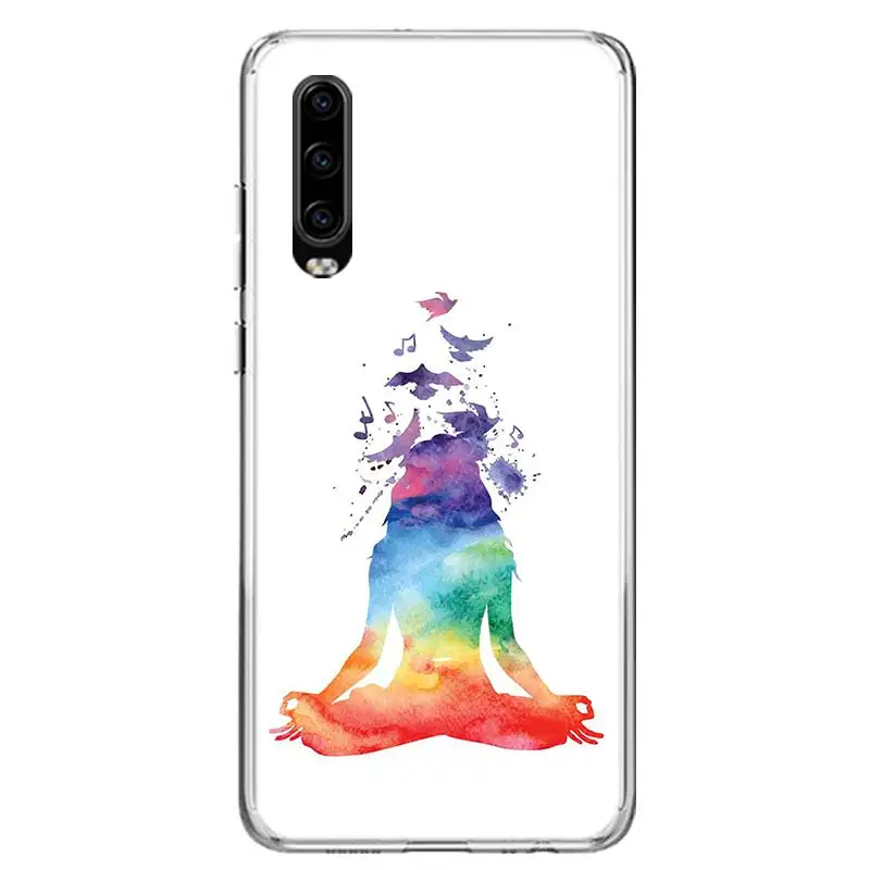Чехол для телефона Aum Om Yoga ДЛЯ huawei P30 P20 mate 30 20 10 Pro P10 Lite P Smart Z+ Coque Shell Capa - Цвет: TW075-9