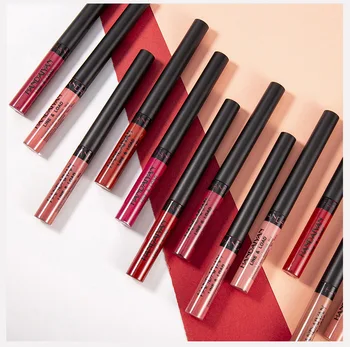 

1PC/12 Colors Matte Lip Gloss Matte Long Lasting Waterproof Cosmetic Beauty Makeup Lip Gloss Sexy Liquid Lip Gloss