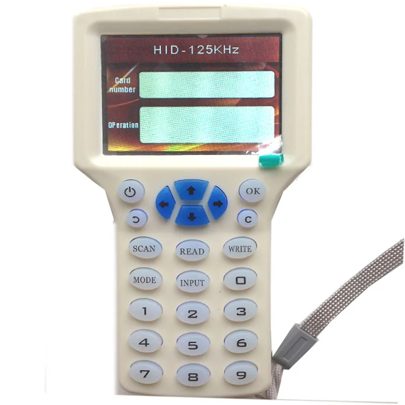 Smart Card Key Copier Machine RFID Copy Encrypted NFC ID IC Reader 9 Frequency 