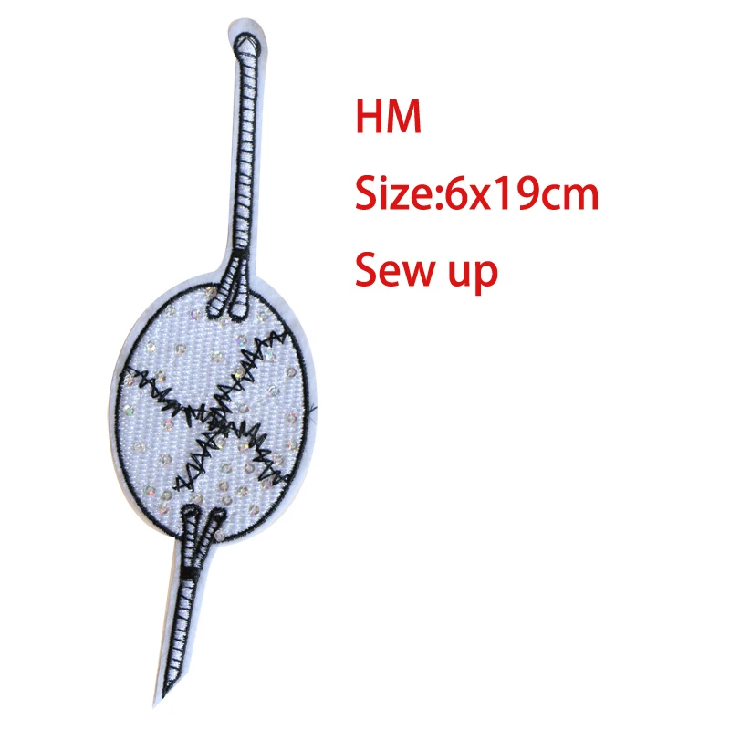 HM 6x19cm 1pcs 1 шт., Колизей, часы, рации, сумки, Мультяшные значки, железные нашивки для одежды, сделай сам, полосы одежды, лоскутные значки на заказ - Цвет: HM 6x19cm 1pcs