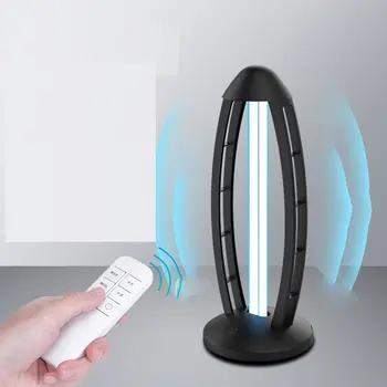 

38W Ultraviolet Ozone Germicidal Lamp Remote Control Timing Household UVC Disinfection Lamp Portable UV Steriliser Light