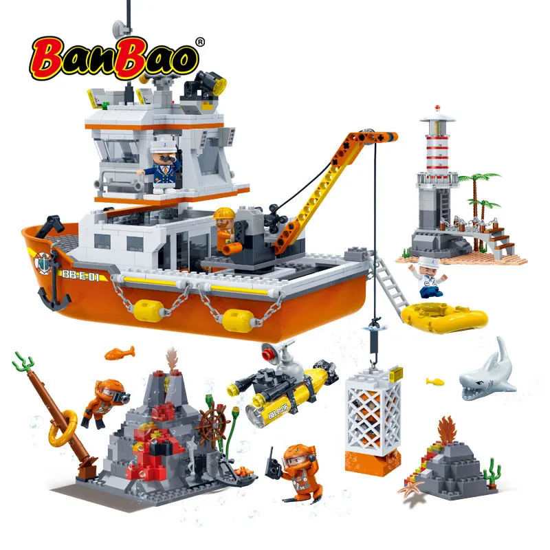 BanBao строительные блоки для детей Обучающие модель игрушек 7401|building blocks|blocks for