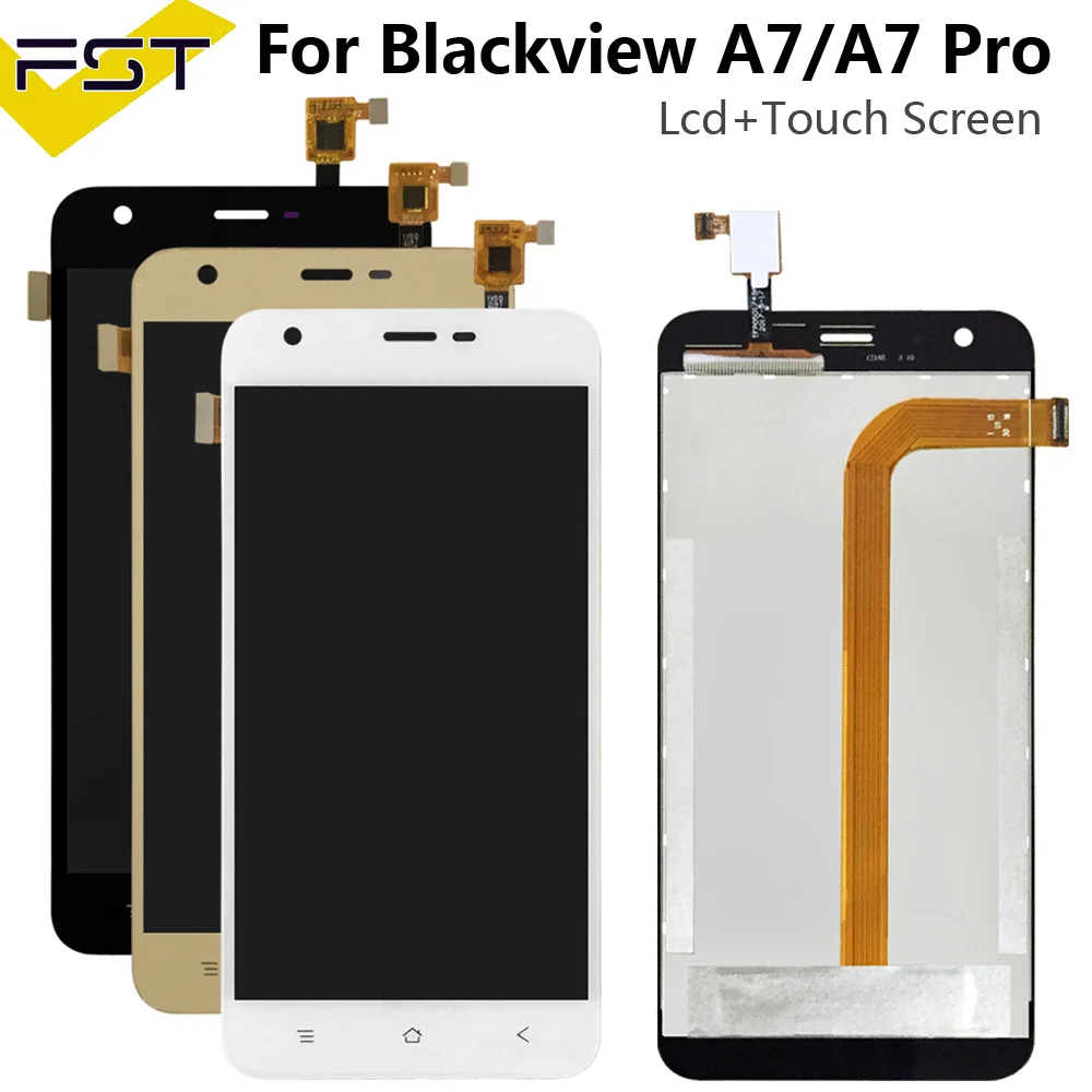 Baratos 5,0 para Blackview A7 A7 Pro pantalla LCD + MONTAJE DE digitalizador con pantalla táctil repuestos para Blackview A7 A7 Pro