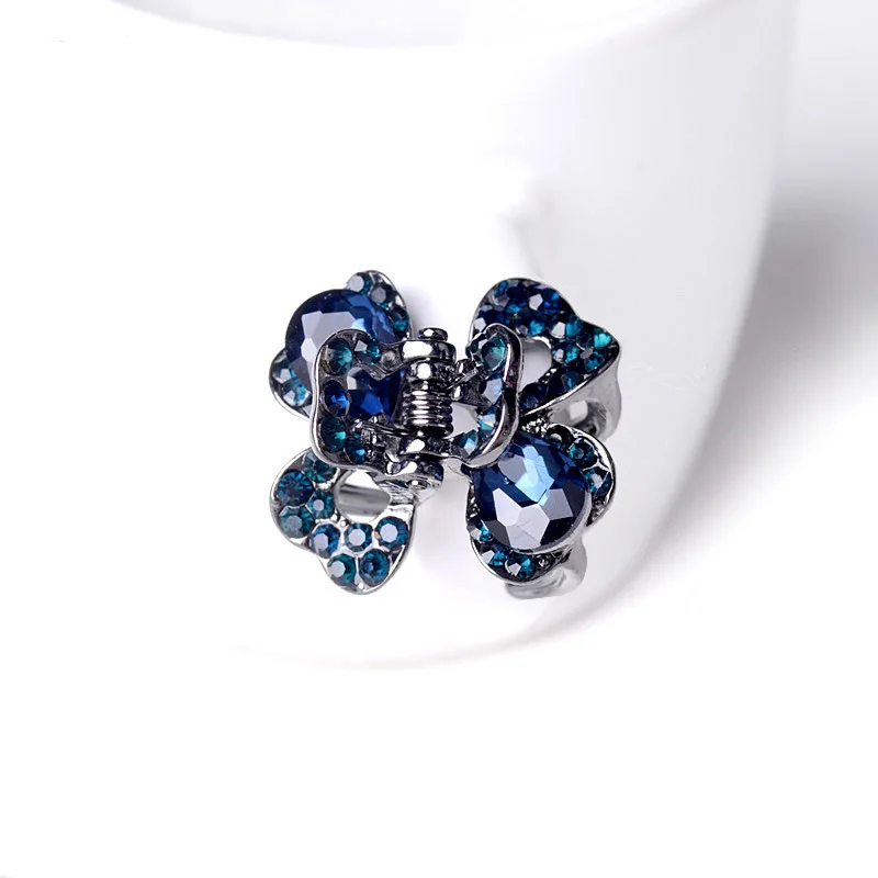 

KingDeng Hair Cilp Creative Hair Accessories Small Hair Black Retro Hairpin Rhinestone Cute Girls Kids Hair Jewelry Hair Claws
