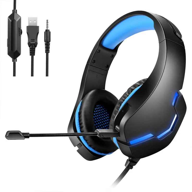 Игровая гарнитура Yulass PS5 выдвижная повязка на голову микрофон с шумоподавлением