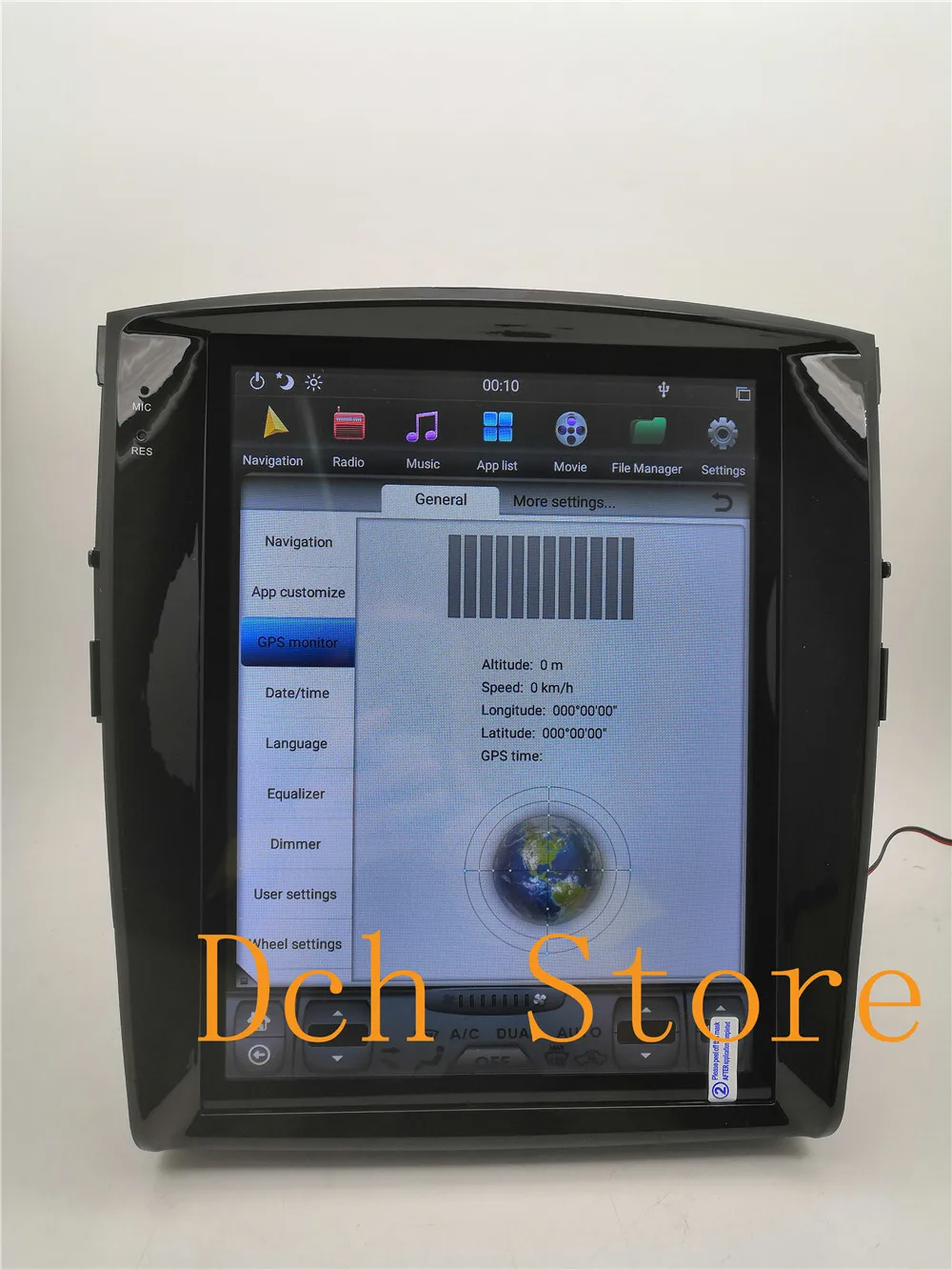 12,1 ''Tesla стиль Android 8,1 PX6 CARPLAY ips автомобильный DVD gps плеер для MITSUBISHI pajero V97 V93 2006- Радио Стерео навигатор