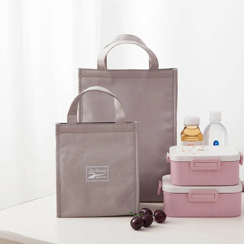 Wine Picnic Bags For Girl Outdoor Camping Foldable Beach Picnic Bag Canvas Insulated Thermal Food Lunch Box for Student Women