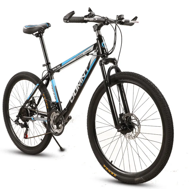 Mountain Bike 26 Inch Variable Speed Road Shock Absorption Double Disc Brakes Student Men and Women Bicycle Mountain Bike 26 Inch Variable Speed Road Shock Absorption Double Disc Brakes Student Men and Women Bicycle
