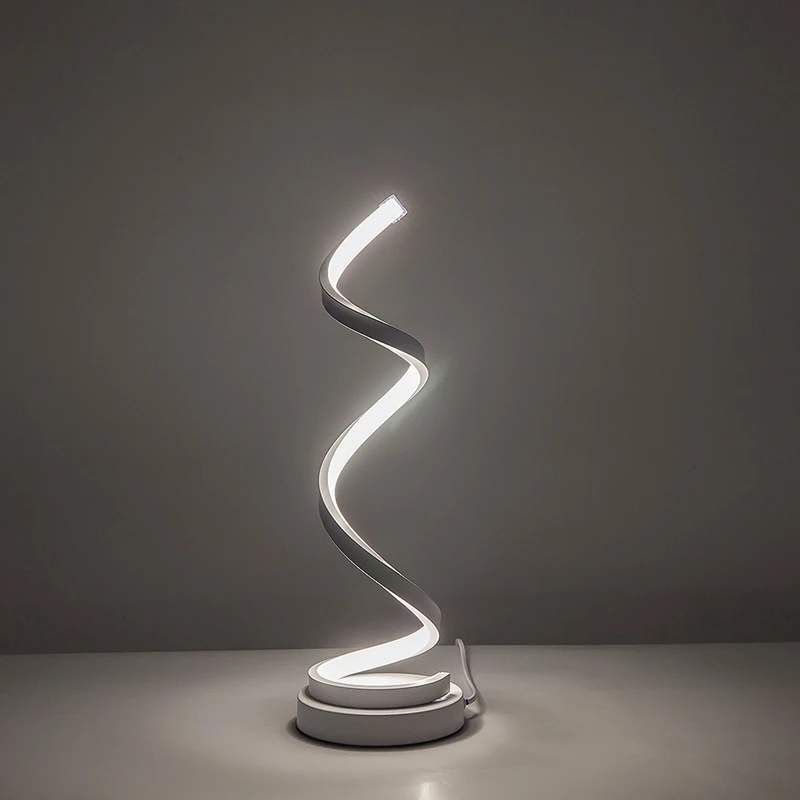 Promotion! Modern 20W LED Table Lamp for Home Bedroom Reading Desk Light Bedside Lamp Study Eye Protect EU Plug