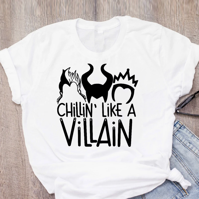 Забавная футболка с графическим принтом «You Can't Sit with Us», футболка с злодеем, женская футболка с надписью «Maleficent Evil queen», классные женские топы - Цвет: bvr9623