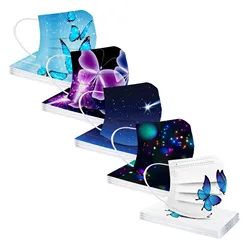 50pc Kids Children's Mask Fashion Cloud Butterfly Printed Disposable Face Mask masque Industrial 3Ply Ear Loop mascarillas niños