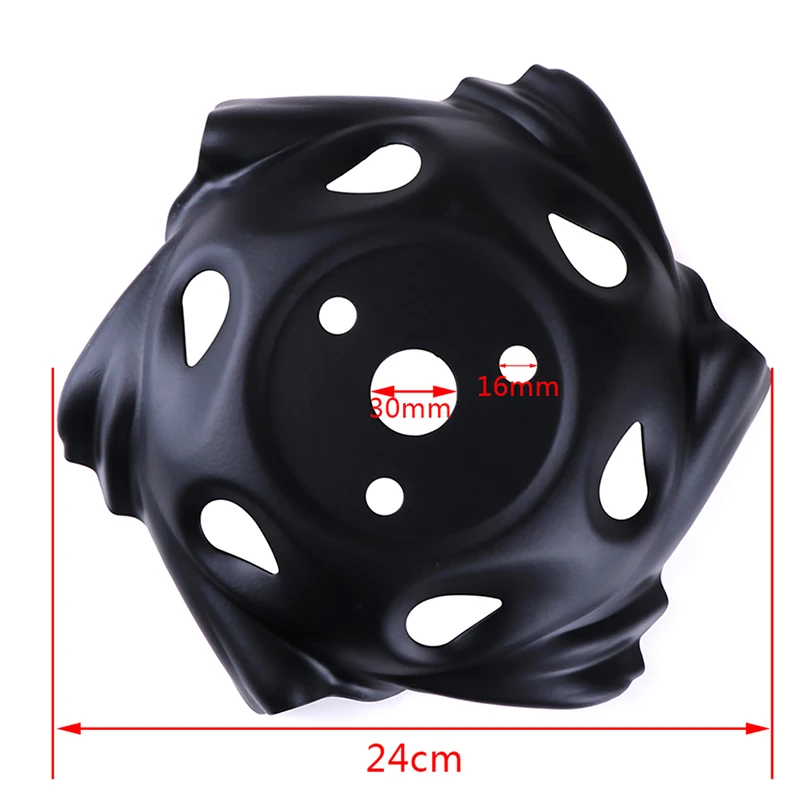 1PC Grass Trimmer Head Lawn Weeding Garden Tray Mower Sharpener Power Lawn Mower 9.5inches Black Garden Tool