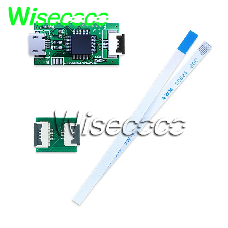 Wisecoco Сенсорная панель 8,9 дюймов емкостный сенсорный экран plug and play поддержка raspberry pi win7810 для TFTMD089030