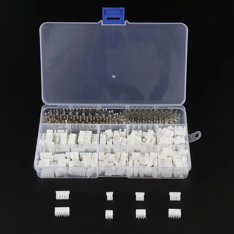 

560Pcs Terminal Connector XH2.54 Terminal Block Set