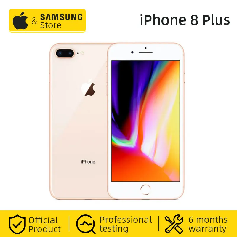 Original Apple iphone 8 Plus Hexa Core iOS 256GB ROM 5.5 inch 12MP
Fingerprint LTE Mobile Phone