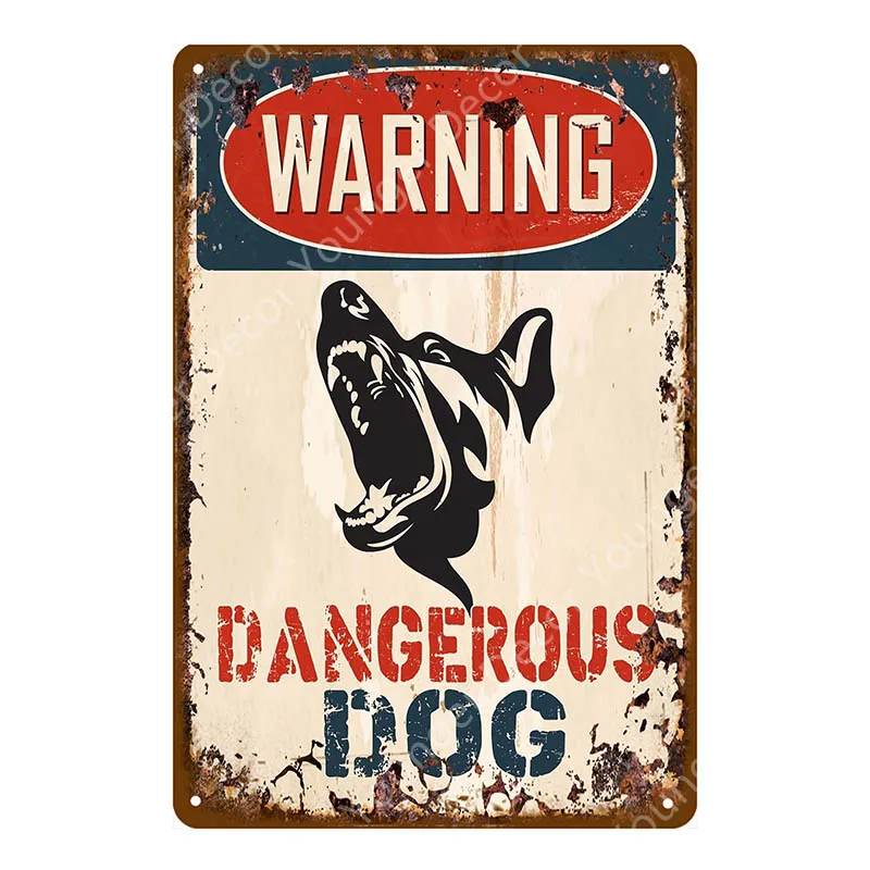 Man Cave Warning Hunting Tin Sign Vintage Wall Decor For Farm House Gun Shop Decorative Plate Hunter Gift Deer Poster YI-143 - Цвет: YD3926AI