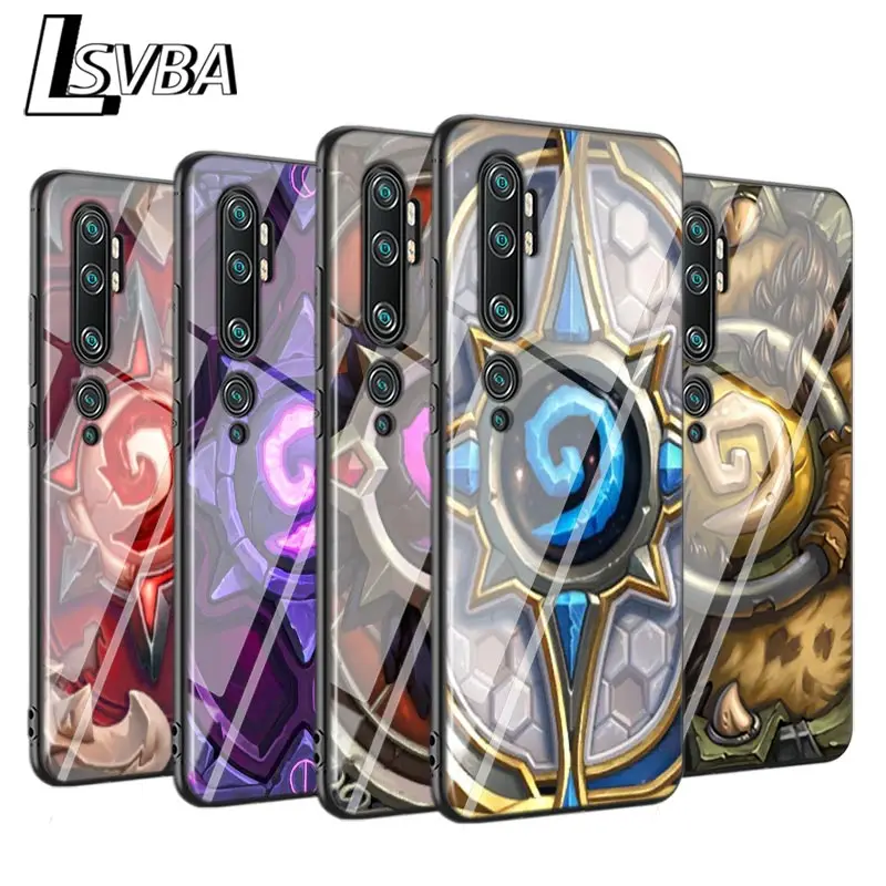 Чехол для телефона Xiaomi 10 CC9 A3 Lite Hearthstone classic матовый черный чехол Redmi Note 9 9S Max 8T 8 8A GO