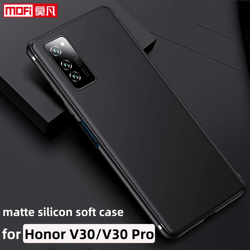 

matte cover for honor v30 pro case honor v30 cover ultra thin tpu soft back silicon slim coque non-slip honor v30 pro business