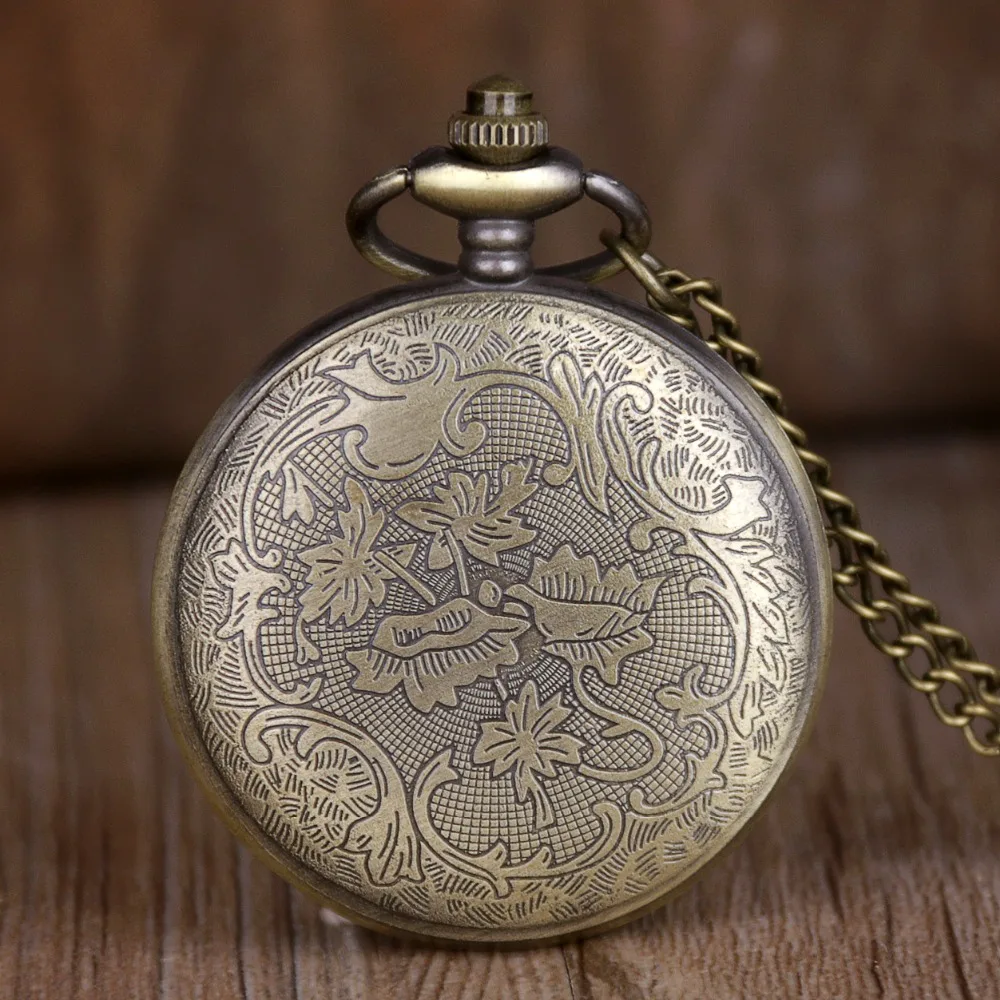 Ретро старинные карманные часы бронза стимпанк прекрасный принц кварцевые карманные часы для мужчин и женщин детский подарок reloj de bolsillo