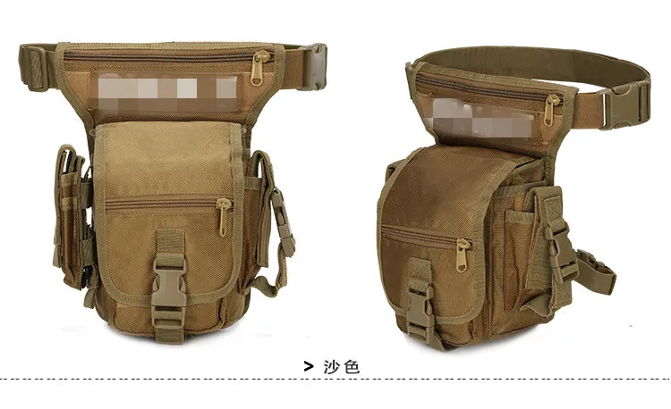 Уличная Военная Тактическая Сумка для оружия, спортивная сумка для ног, водонепроницаемая многофункциональная сумка - Цвет: tan