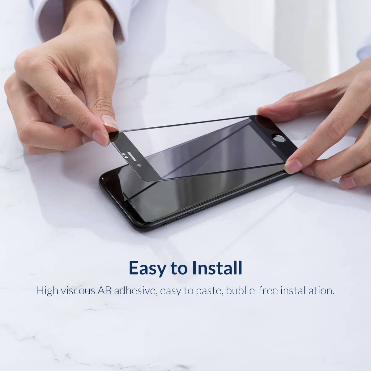  ORICO Gehärtetem Glas Screen Protector für iphone 7 8 Plus Anti Blau Licht 3D Volle Abdeckung Priva