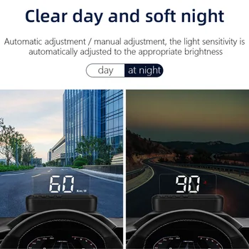 

C100 Head-up Projector Kit Universal Car OBD Temperature Multi-Function