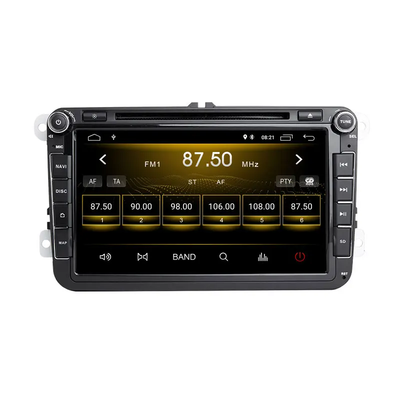Perfect CarExc 2-DIN Android 9.0 Car DVD for VW/Volkswagen POLO GOLF 5 6 POLO PASSAT B6 CC JETTA TIGUAN TOURAN EOS SHARAN SCIROCCO CADDY 4