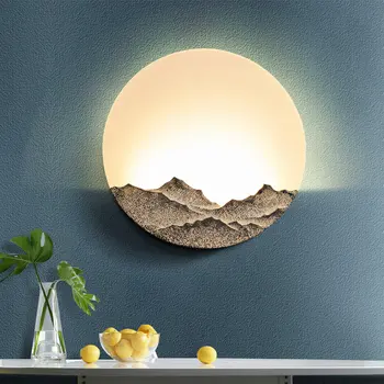 

New Chinese Style Wall Lamp Creative Cool Bedroom Bedside Lamp