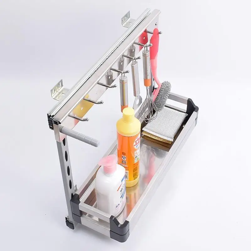 Armario De Cosina блюдо Cestas Para Colgar En La Ducha Rangement из нержавеющей стали Органайзер стойка кухня кухонный шкаф корзина