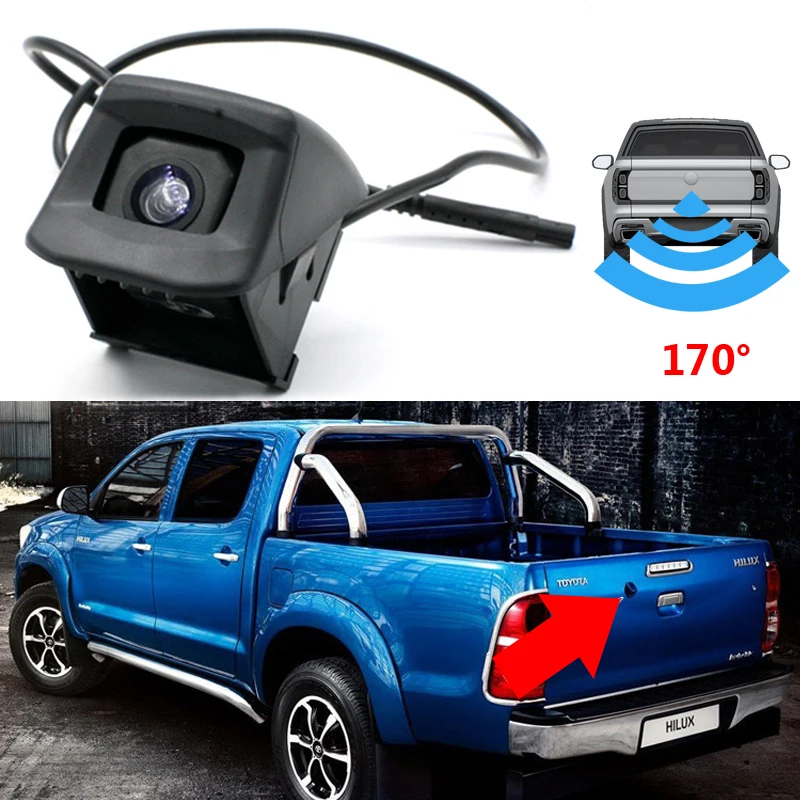 CCD HD камера заднего вида для Toyota Hilux Vigo Pickup AN10 AN20 AN30 AN120 AN130