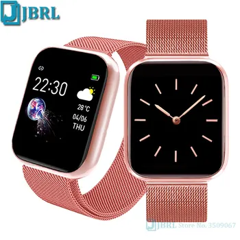 

Full Touch Smart Watch Women Men Smartwatch For Android IOS Electronics Smart Clock Fitness Tracker Stainless steel Smart-watch