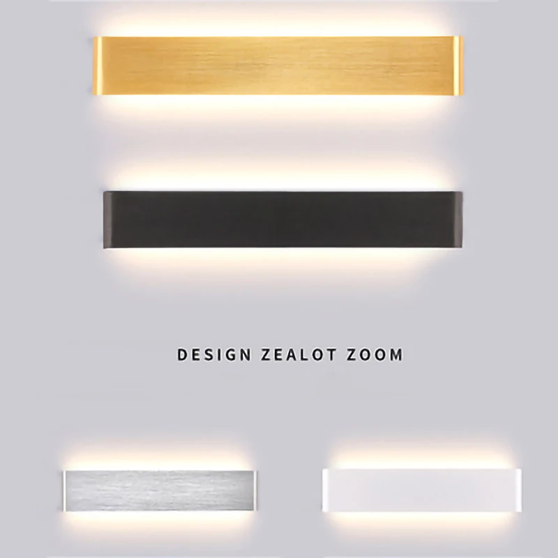 

Современный алюминиевый светодиодный светильник в скандинавском стиле для зеркала, прикроватная лампа для коридора, настенный светильник для комнаты, ванной комнаты, зеркальный настенный светильник