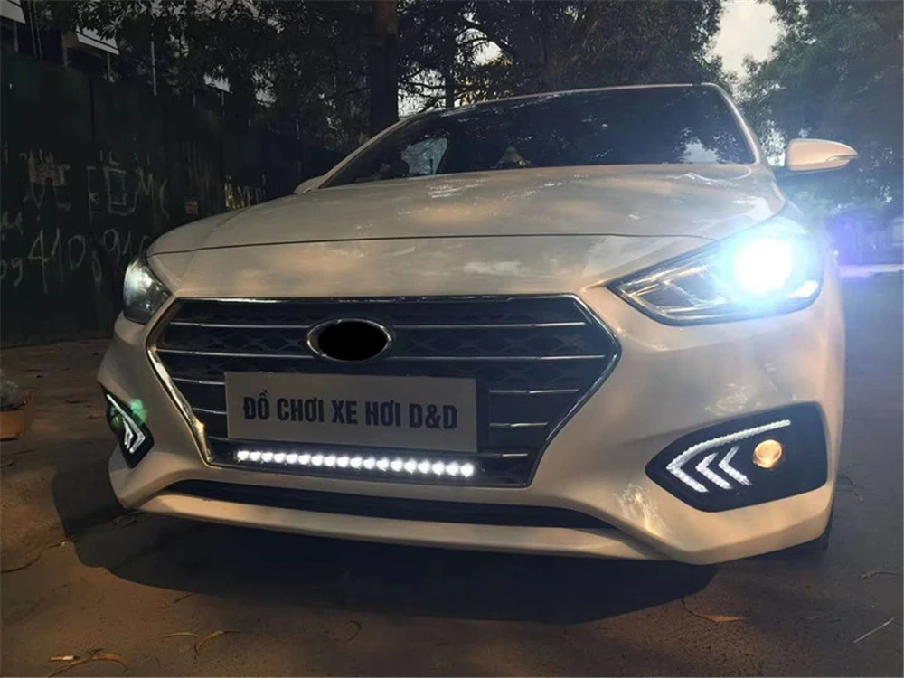 1 пара указатели поворота для Hyundai Solaris Accent 2017 2018 2019 2020|Фара авто в сборе| |