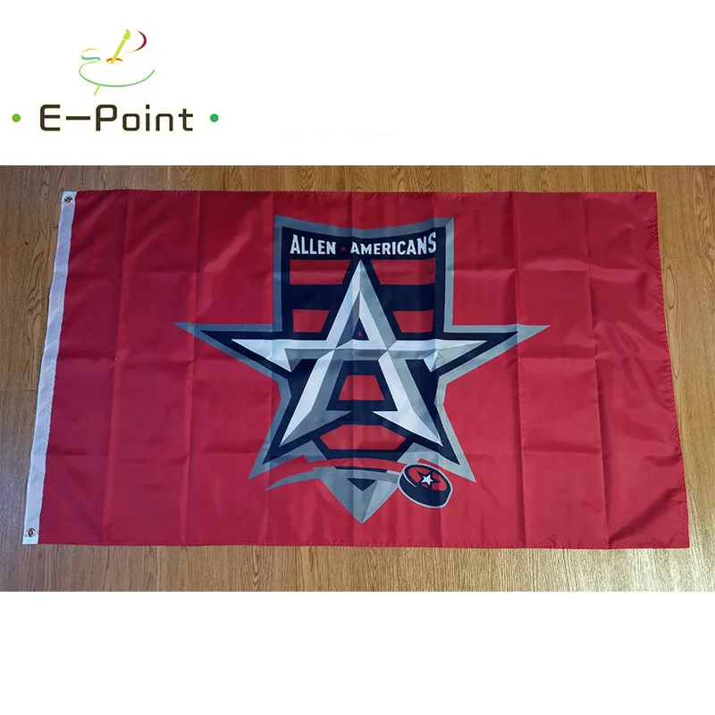 Европейский Американский флаг ECHL размер 3x5 футов (90x150 см) рождественские