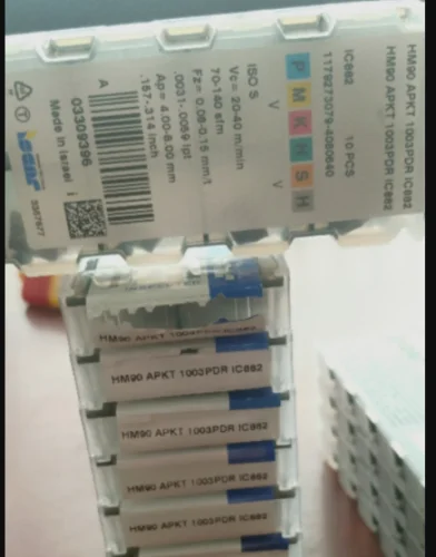 ISCAR 10 шт карбида HM90 APKT 1003PDR IC882