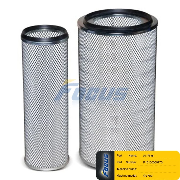 Truck Crane Spare Parts QY70V QY70V532 Air Filter P10100000773