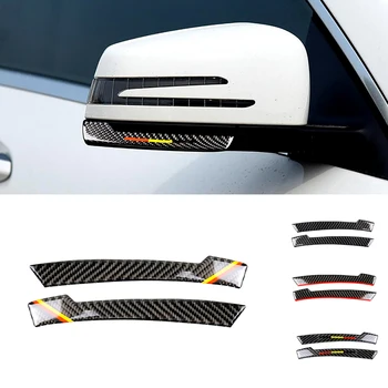 

For Mercedes Benz A B C E GLA GLE GLK CLS GLS W204 W212 Car Rearview Mirror Anti-rub Strip Anti-collision Cover Sticker Trim