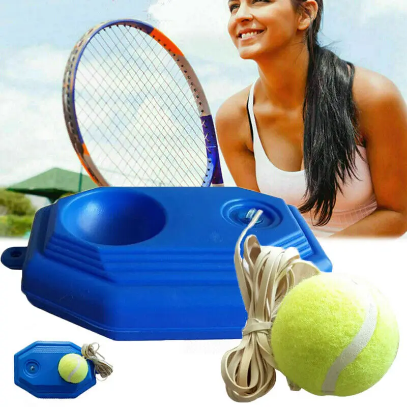 2X Tennis Self Training Ball Durable Tennis Self Ball w/ Elastic String 