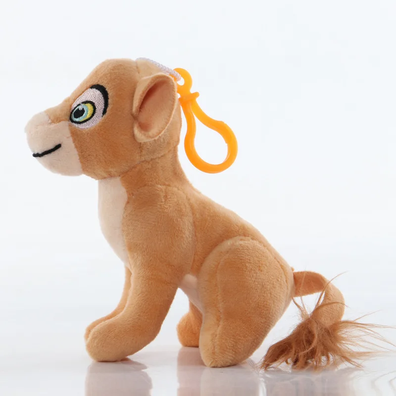 1 шт. милые сидящие высокие плюшевые игрушки Simba Король Лев аниме Simba мягкая подвеска Клип брелок игрушка для рождественских подарков