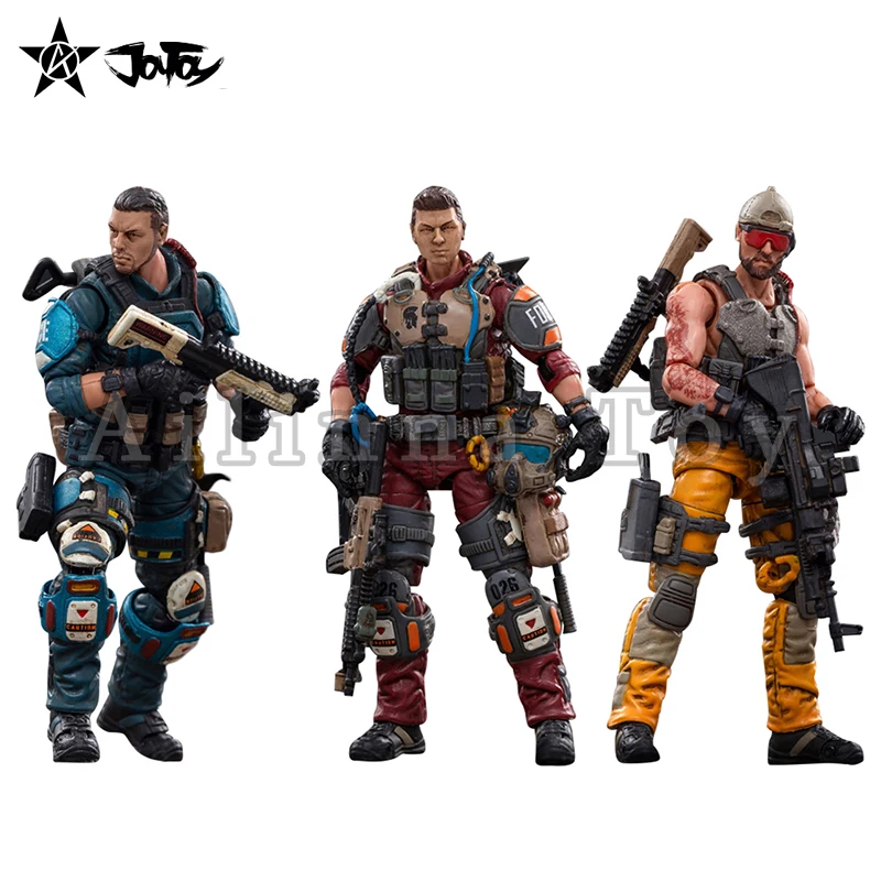 

JOYTOY 1/18 3.75 Action Figure (3PCS/SET) Marine Corps Bounty Hunter Blue Falcon Anime Collection Military Model Free Shipping